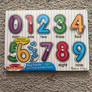 Melissa & Doug Number Peg Puzzle